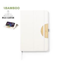 NOTEBOOK IN CARTONE DEL LATTE RICICLATO